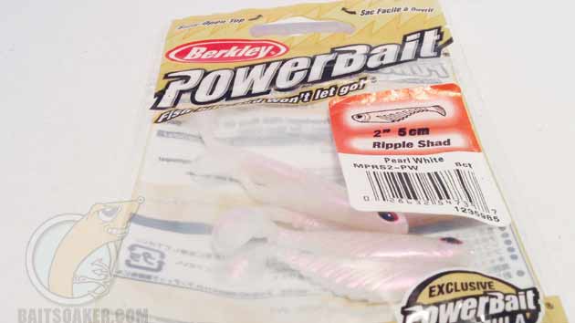 Berkley PowerBait Ripple Shad Soft Bait - 2 inches in Pearl color